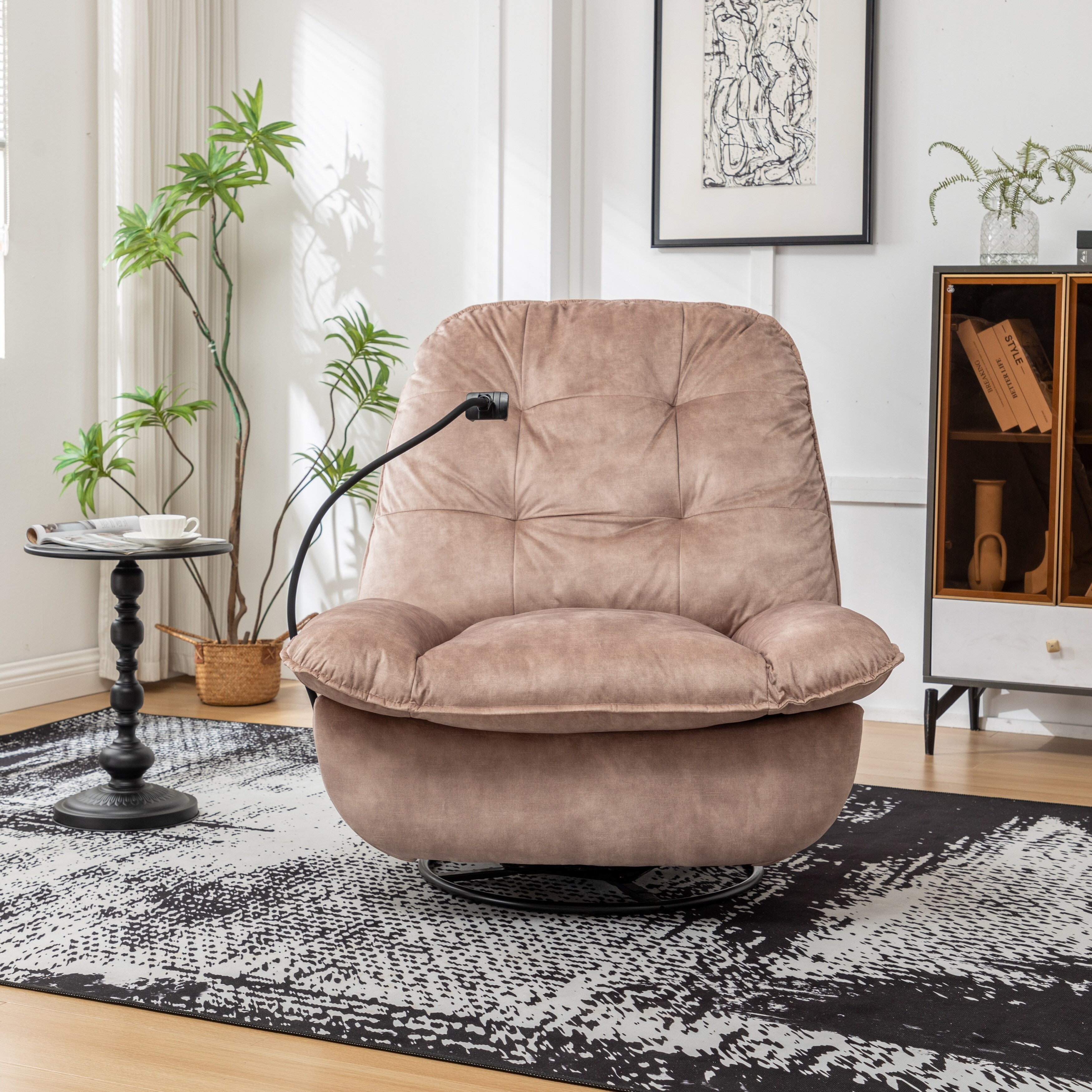 Fauteuil inclinable pivotant et coulissant par GDFStudio
