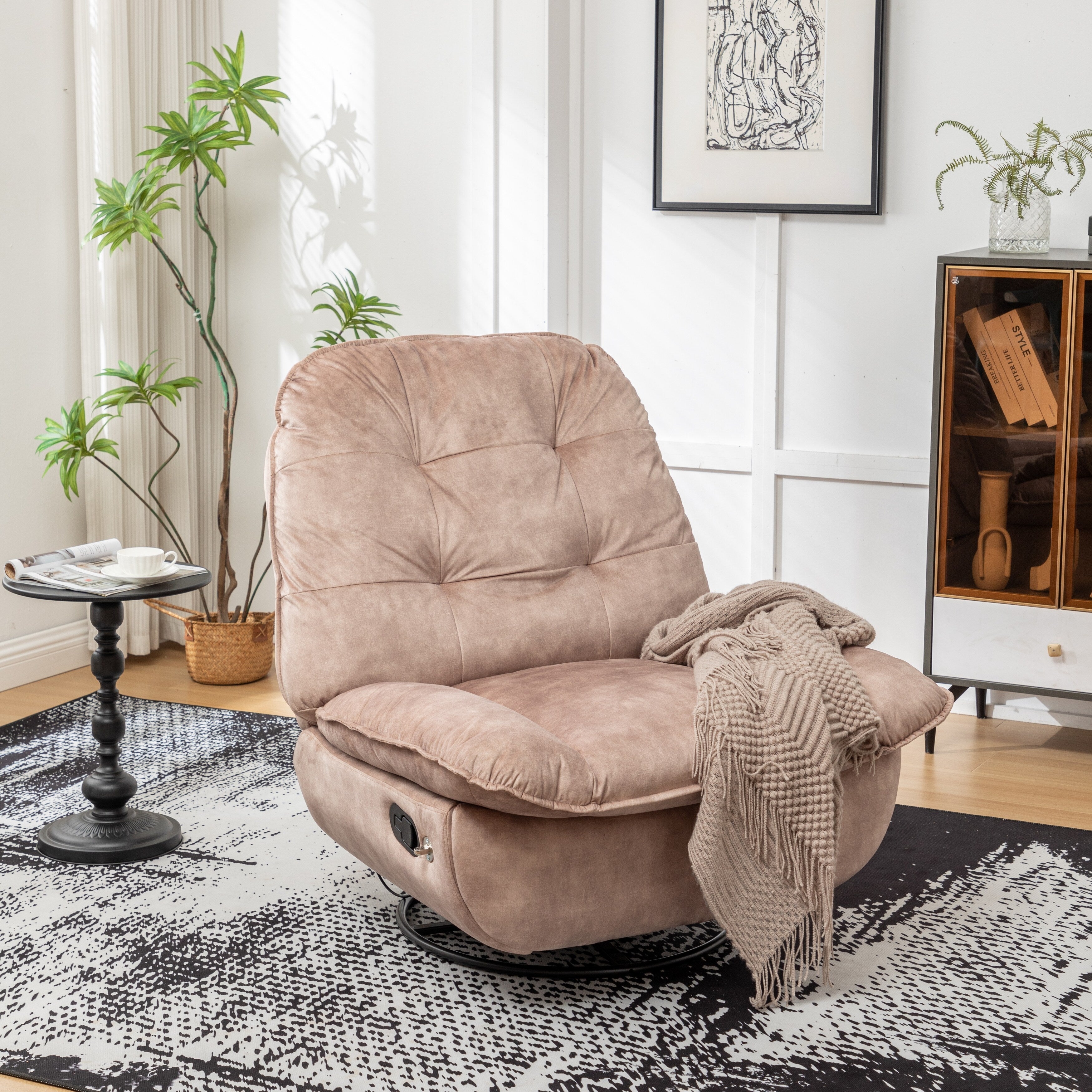 Fauteuil inclinable pivotant et coulissant par GDFStudio