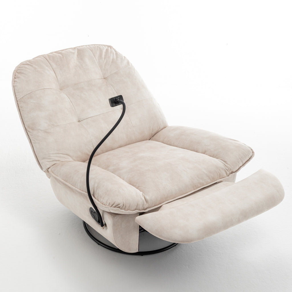 Fauteuil inclinable pivotant et coulissant par GDFStudio
