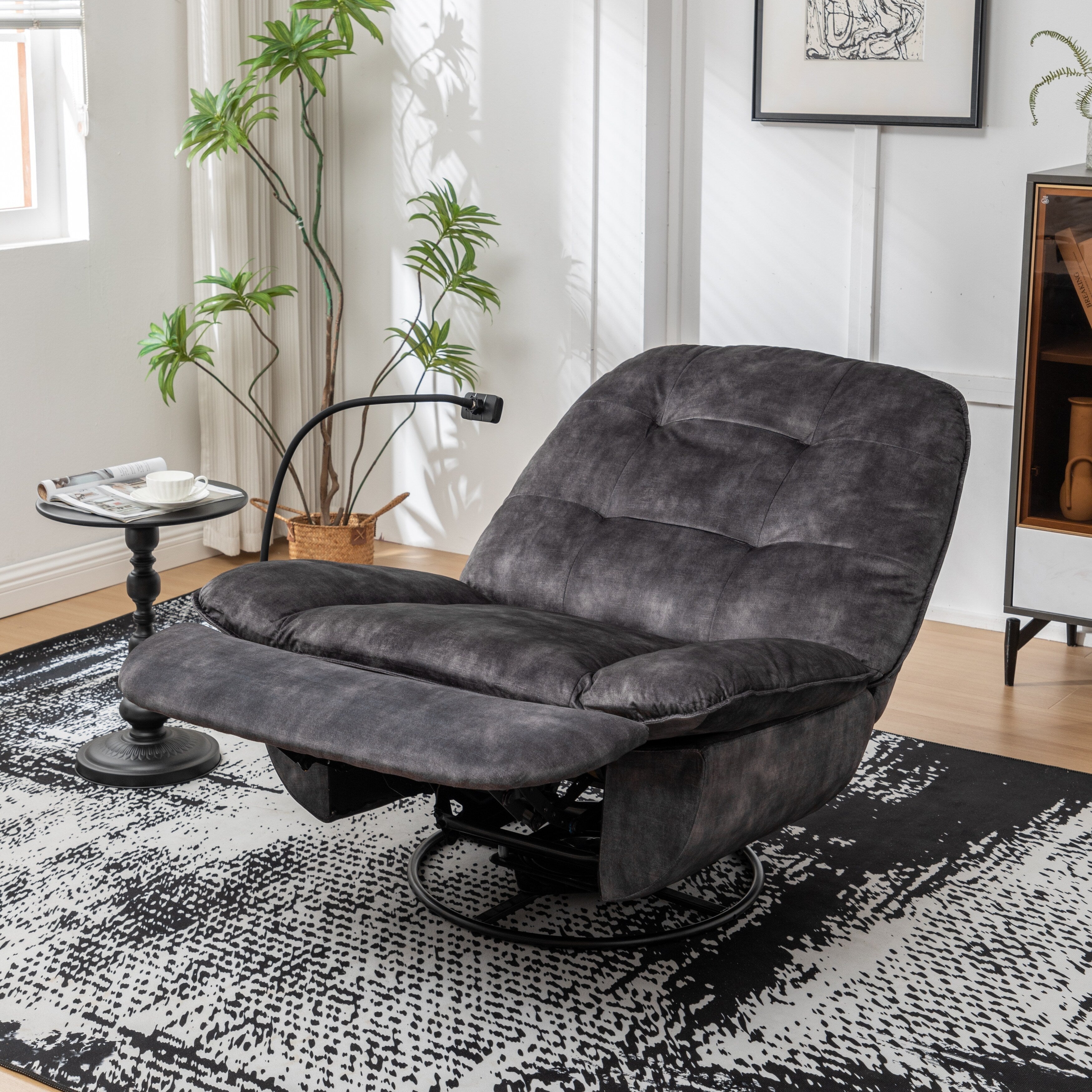 Fauteuil inclinable pivotant et coulissant par GDFStudio