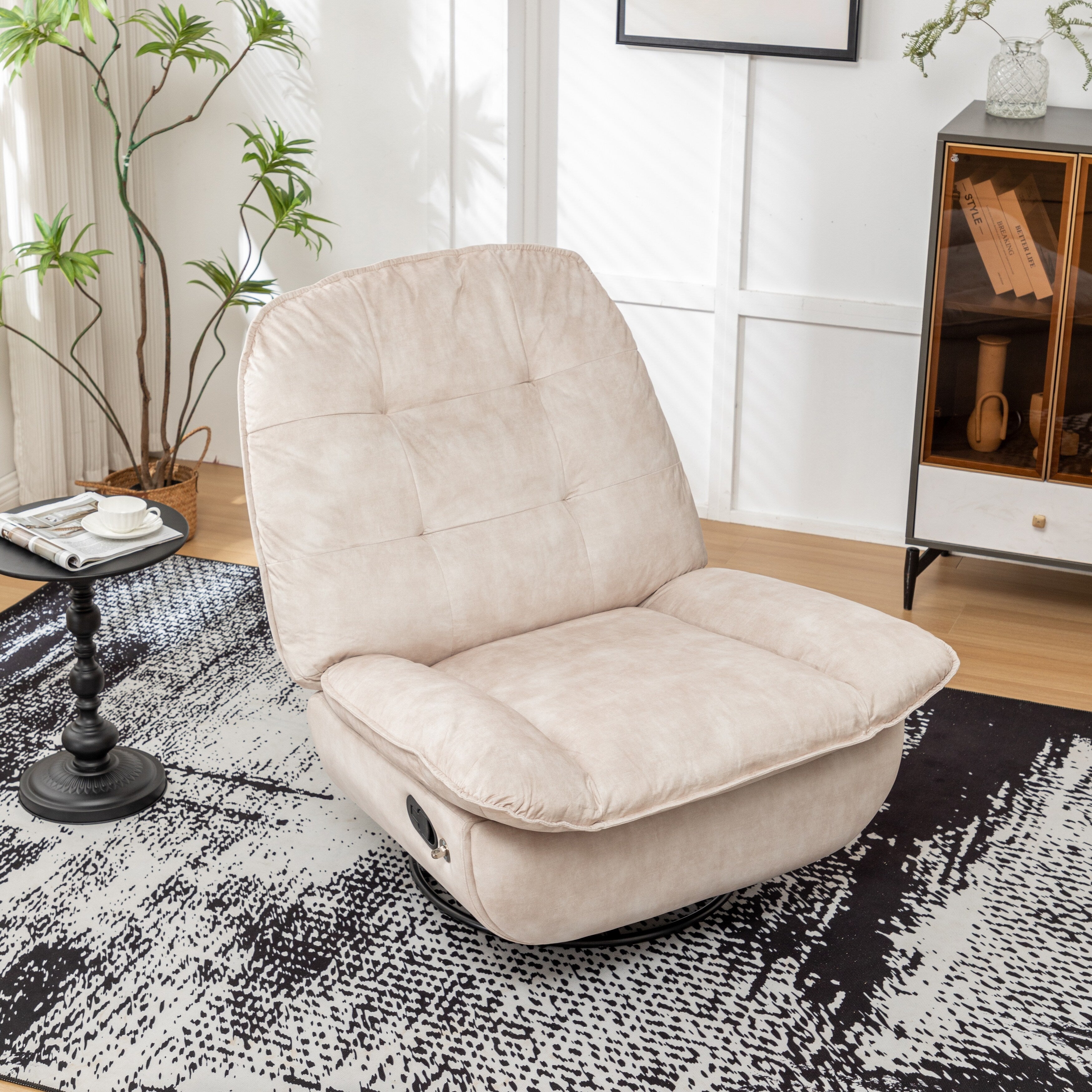Fauteuil inclinable pivotant et coulissant par GDFStudio