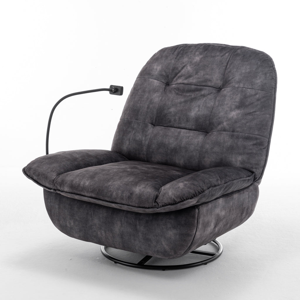 Fauteuil inclinable pivotant et coulissant par GDFStudio