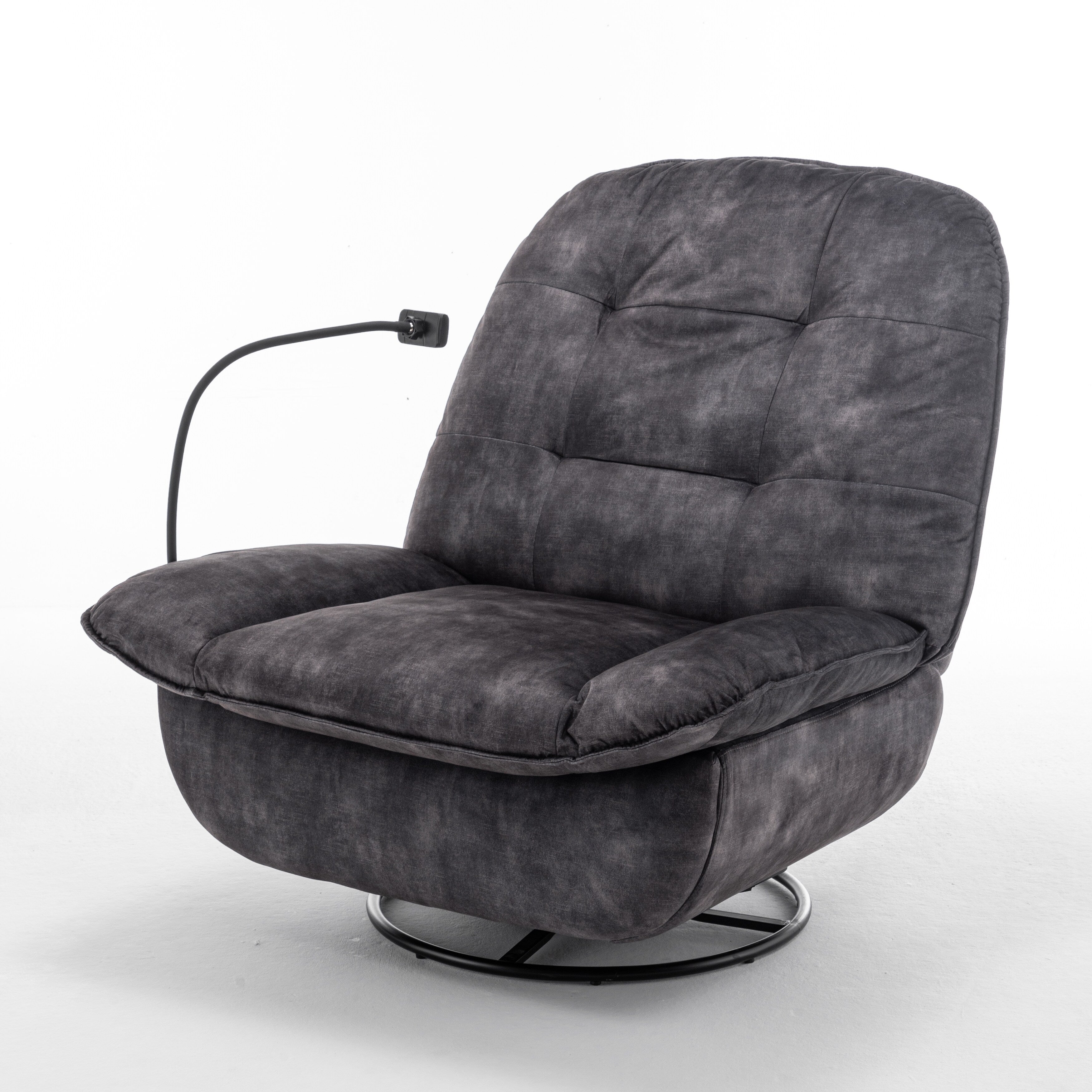 Fauteuil inclinable pivotant et coulissant par GDFStudio