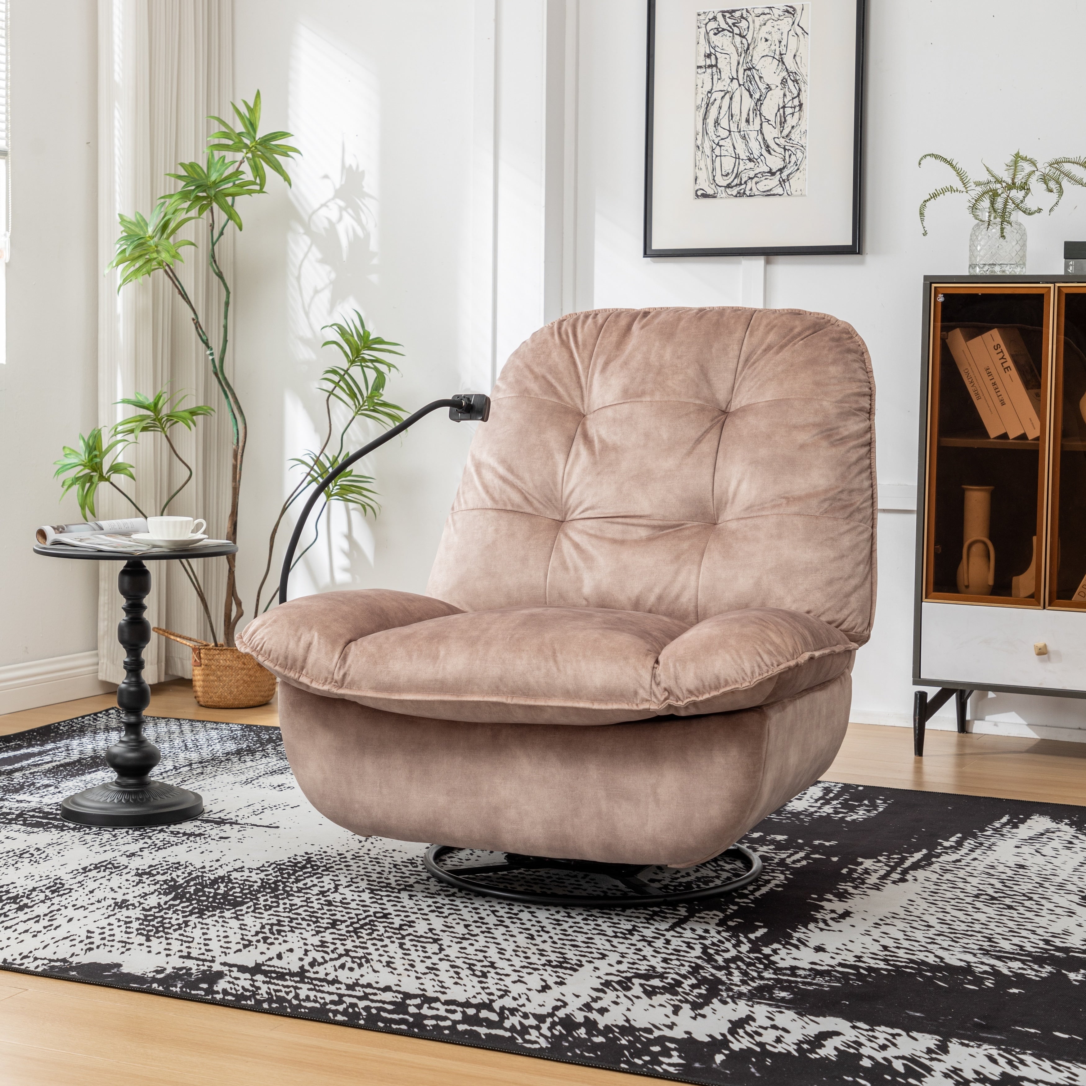 Fauteuil inclinable pivotant et coulissant par GDFStudio