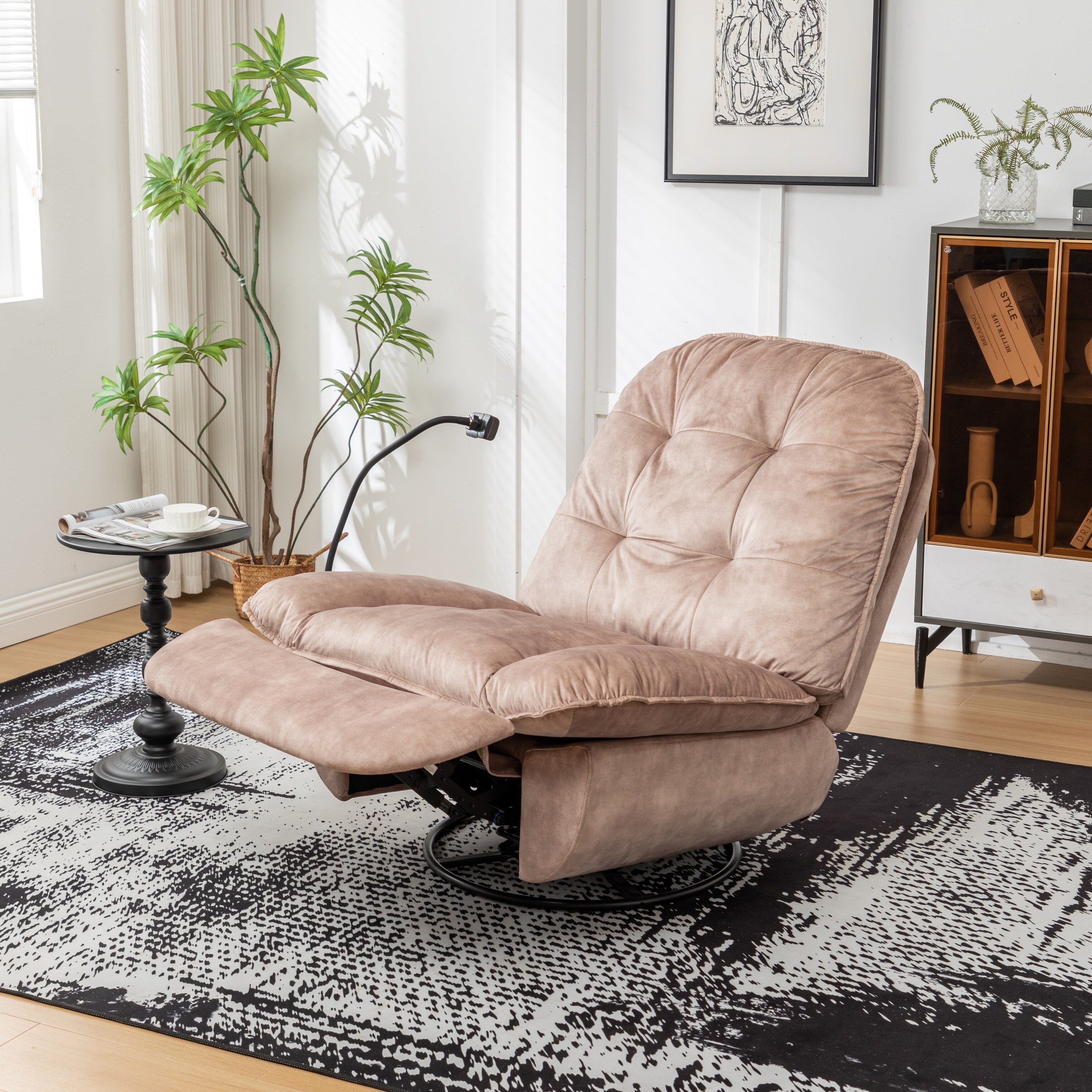 Fauteuil inclinable pivotant et coulissant par GDFStudio