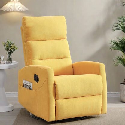 Fauteuil inclinable pivotant à bascule avec inclinaison à 155° et assemblage sans outil