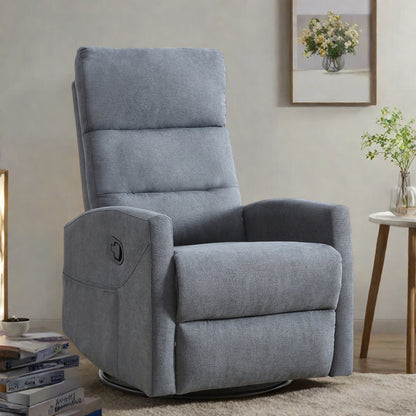 Fauteuil inclinable pivotant à bascule avec inclinaison à 155° et assemblage sans outil