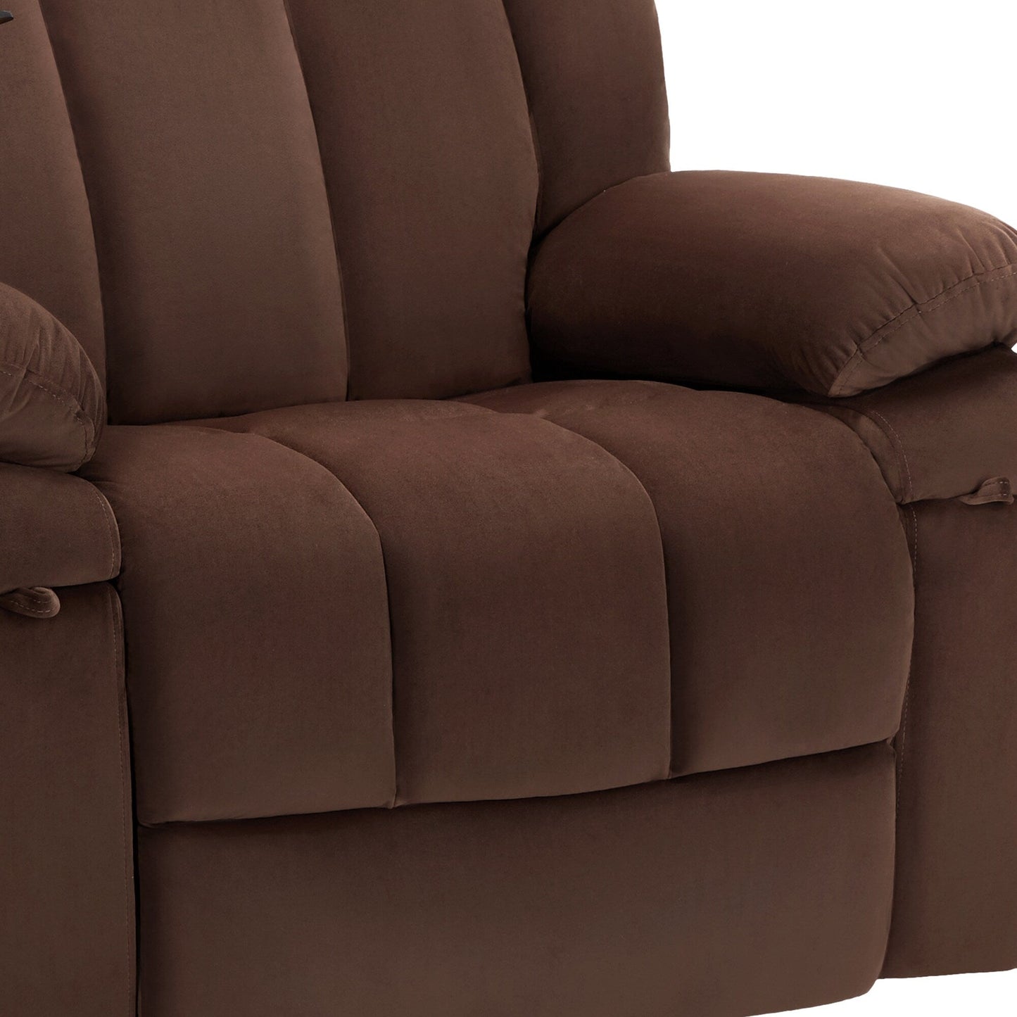 Fauteuil inclinable pivotant à bascule avec massage, chauffage et support pour téléphone – Idéal pour le salon, le bureau, la chambre