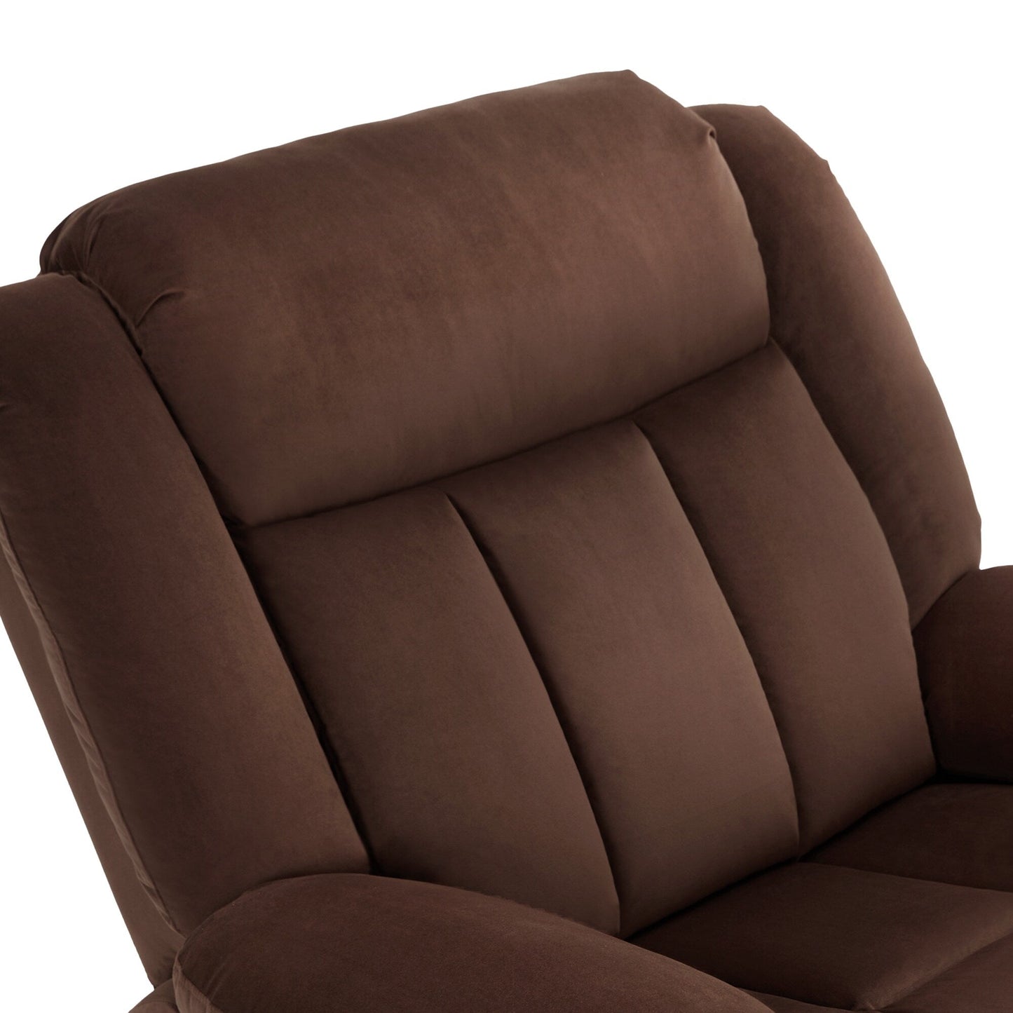 Fauteuil inclinable pivotant à bascule avec massage, chauffage et support pour téléphone – Idéal pour le salon, le bureau, la chambre