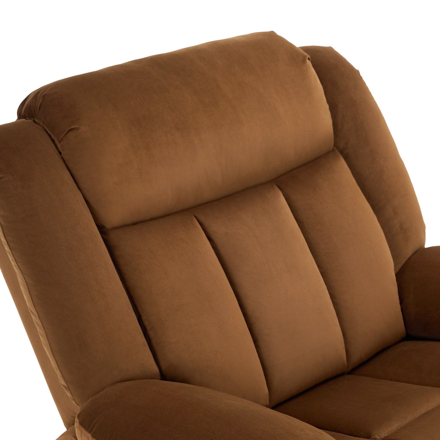 Fauteuil inclinable pivotant à bascule avec massage, chauffage et support pour téléphone – Idéal pour le salon, le bureau, la chambre