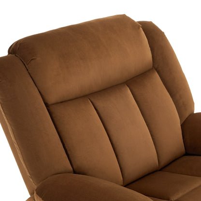 Fauteuil inclinable pivotant à bascule avec massage, chauffage et support pour téléphone – Idéal pour le salon, le bureau, la chambre