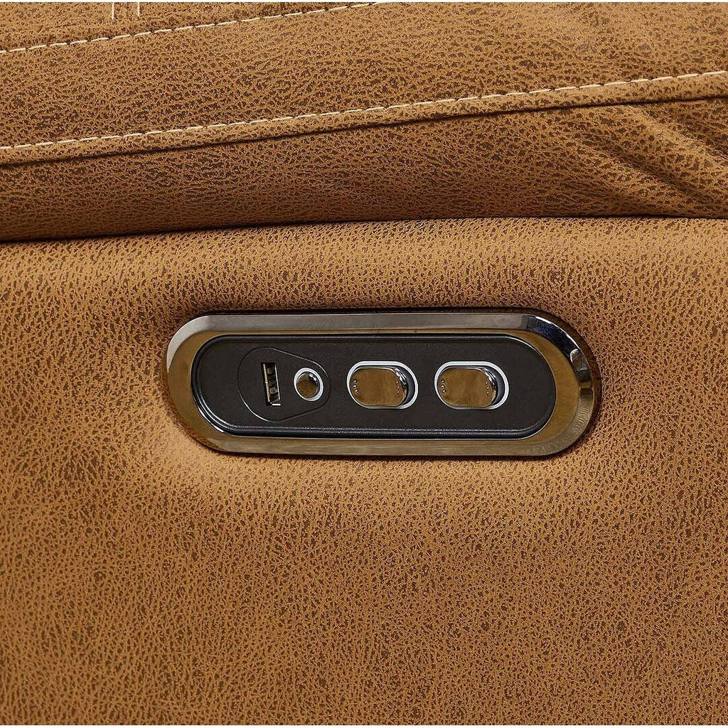 Canapé inclinable pivotant simple avec télécommande électrique et port USB