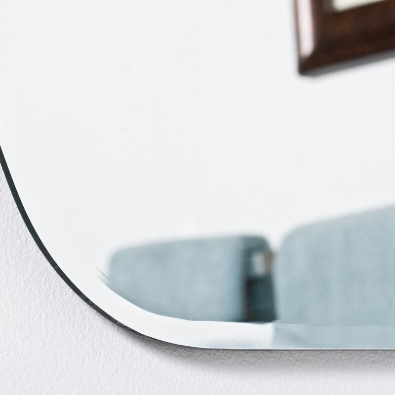 Miroir de salle de bain ovale moderne sans cadre de Sydney