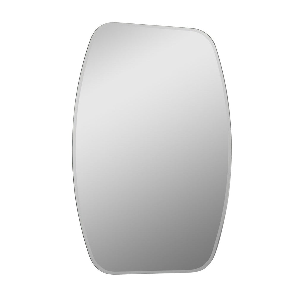 Miroir de salle de bain ovale moderne sans cadre de Sydney