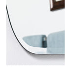 Miroir de salle de bain ovale moderne sans cadre de Sydney