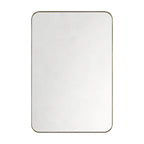 Miroir de salle de bain rectangulaire moderne et contemporain TEHOME Kengston