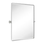 Miroirs muraux verticaux rectangulaires en métal TEHOME Woodvale