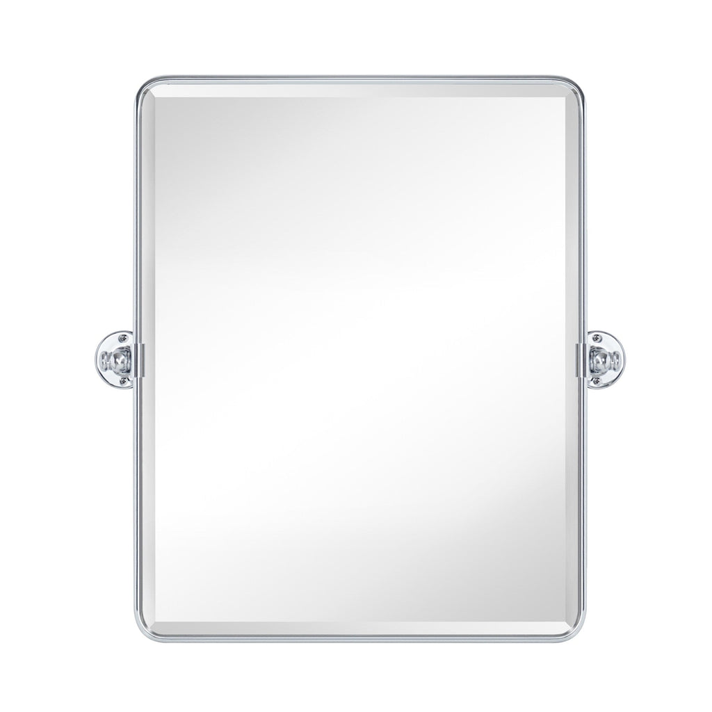 Miroirs muraux verticaux rectangulaires en métal TEHOME Woodvale