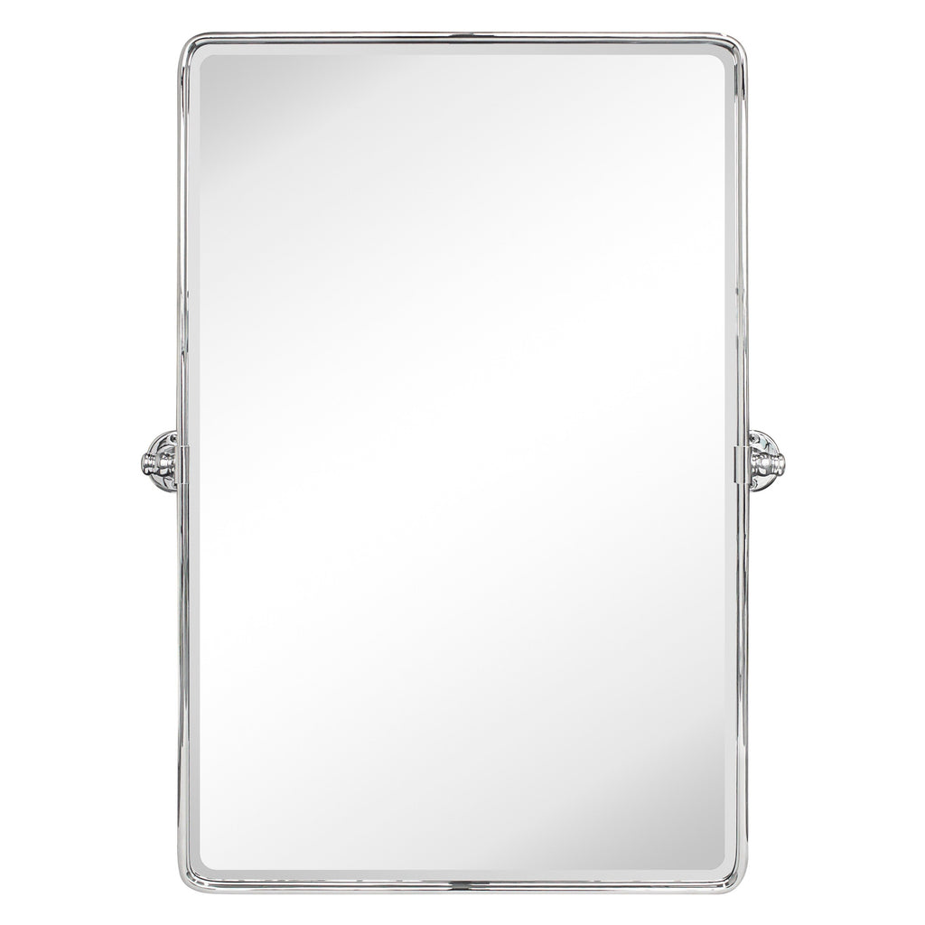 Miroirs muraux verticaux rectangulaires en métal TEHOME Woodvale