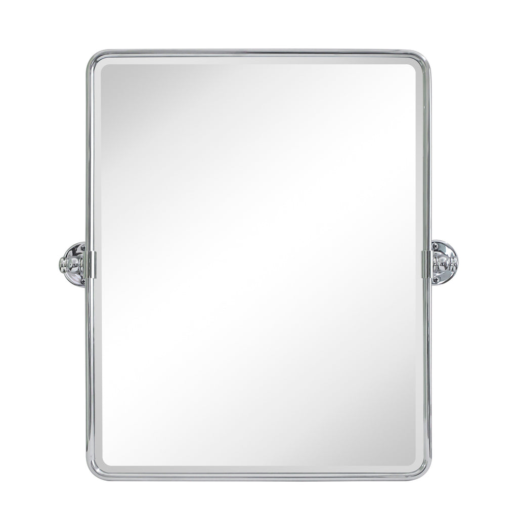 Miroirs muraux verticaux rectangulaires en métal TEHOME Woodvale