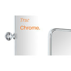 Miroirs muraux verticaux rectangulaires en métal TEHOME Woodvale