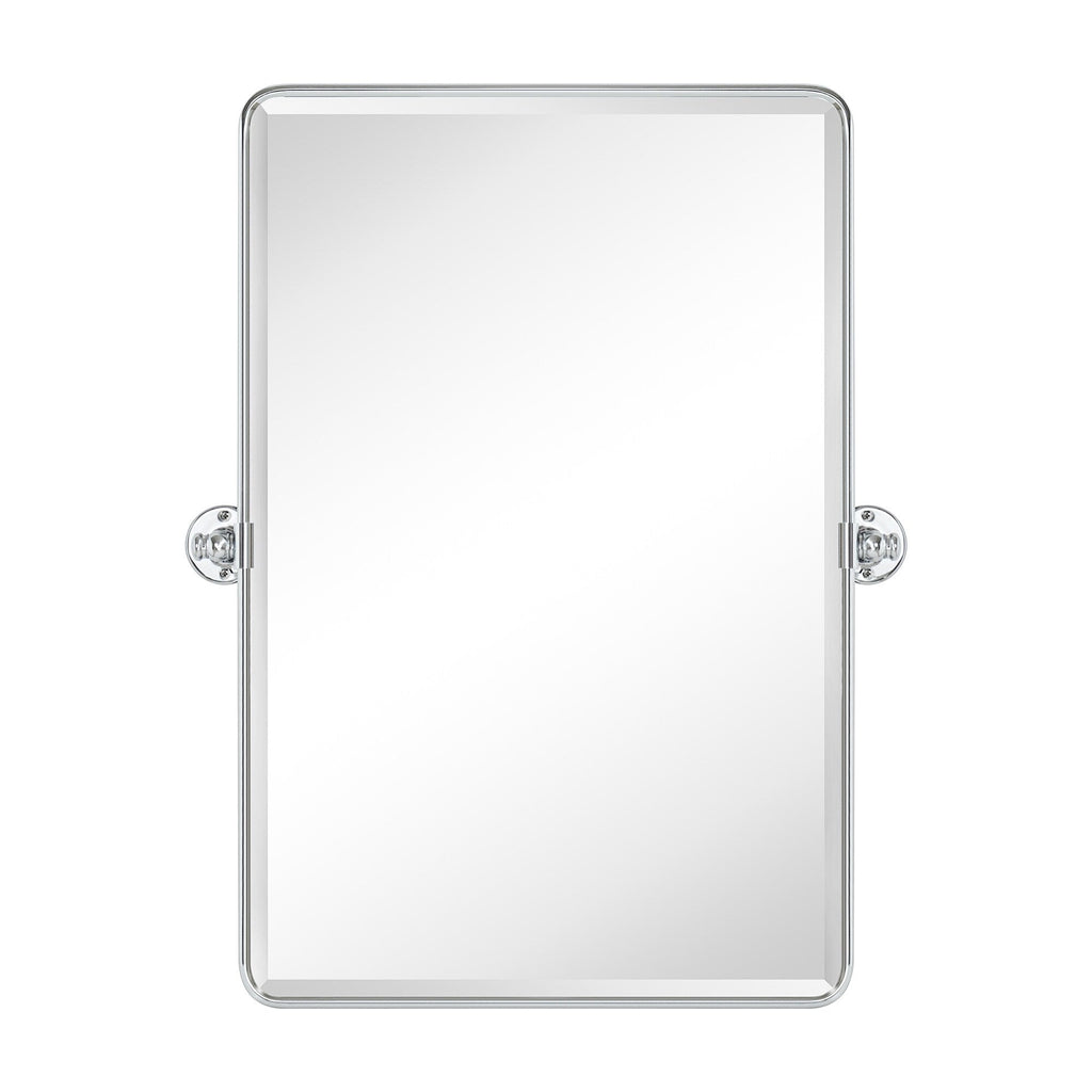 Miroirs muraux verticaux rectangulaires en métal TEHOME Woodvale