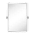 Miroirs muraux verticaux rectangulaires en métal TEHOME Woodvale