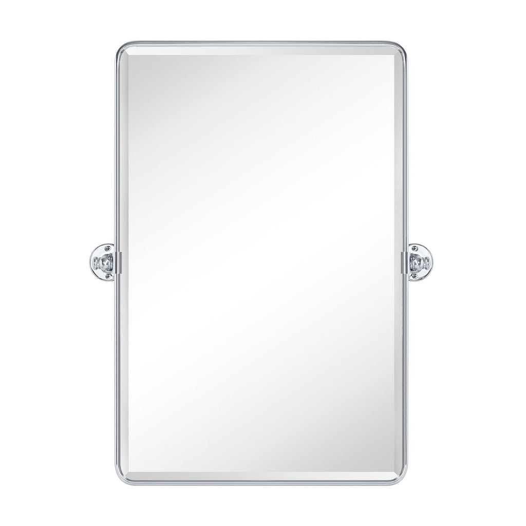 Miroirs muraux verticaux rectangulaires en métal TEHOME Woodvale