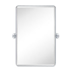 Miroirs muraux verticaux rectangulaires en métal TEHOME Woodvale