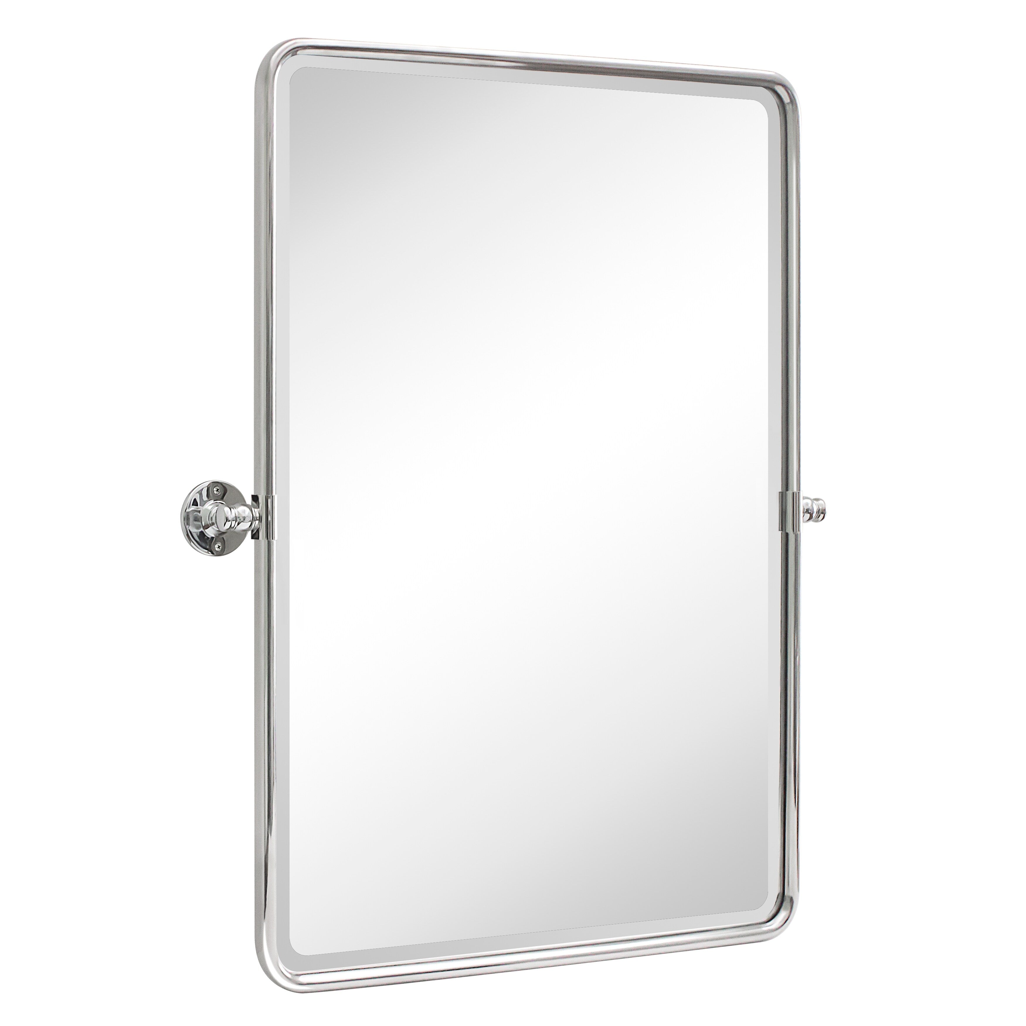 Miroirs muraux verticaux rectangulaires en métal TEHOME Woodvale