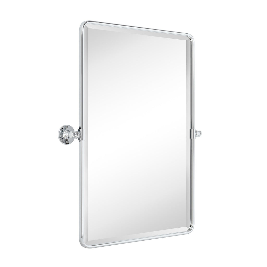 Miroirs muraux verticaux rectangulaires en métal TEHOME Woodvale