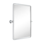 Miroirs muraux verticaux rectangulaires en métal TEHOME Woodvale