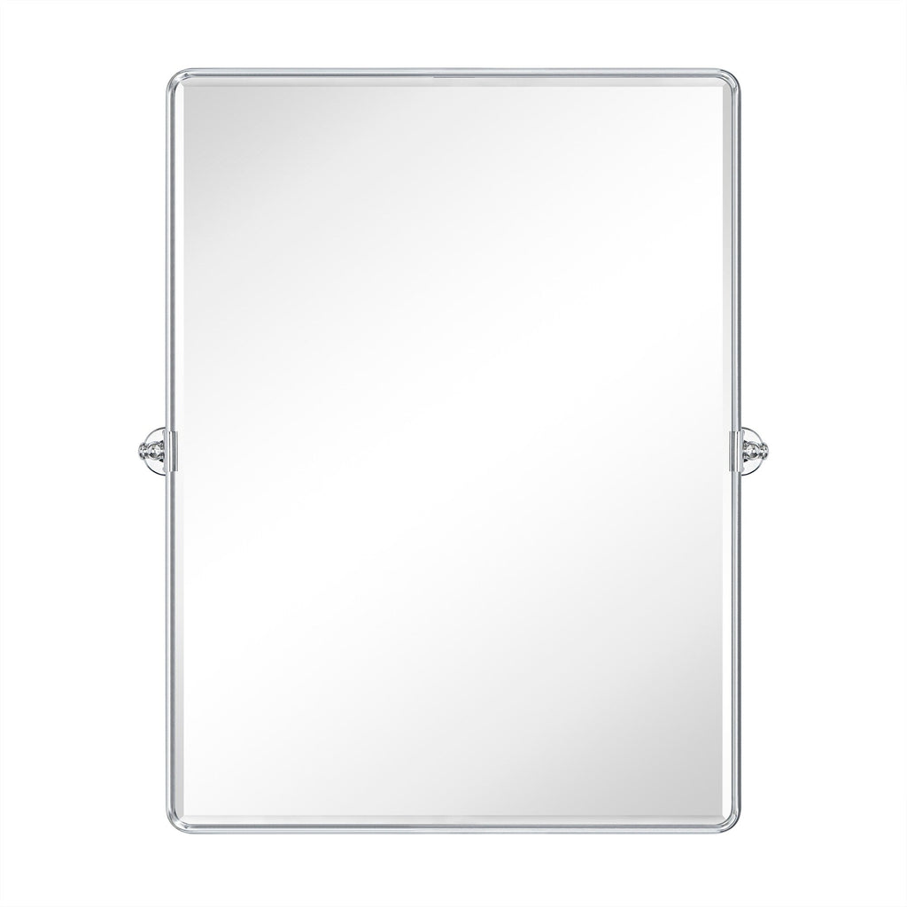 Miroirs muraux verticaux rectangulaires en métal TEHOME Woodvale