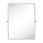 Miroirs muraux verticaux rectangulaires en métal TEHOME Woodvale