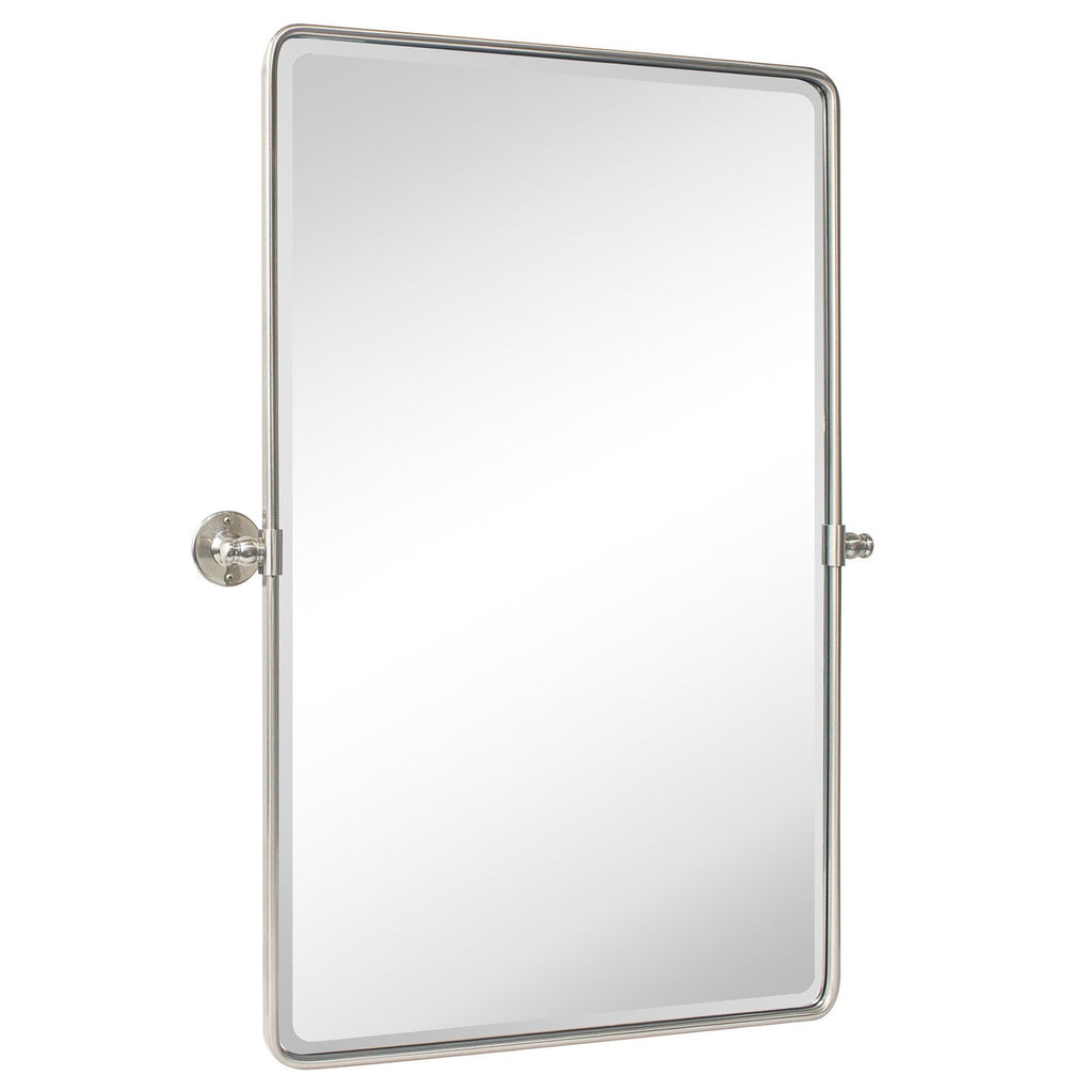 Miroirs muraux verticaux rectangulaires en métal TEHOME Woodvale