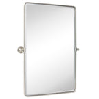 Miroirs muraux verticaux rectangulaires en métal TEHOME Woodvale