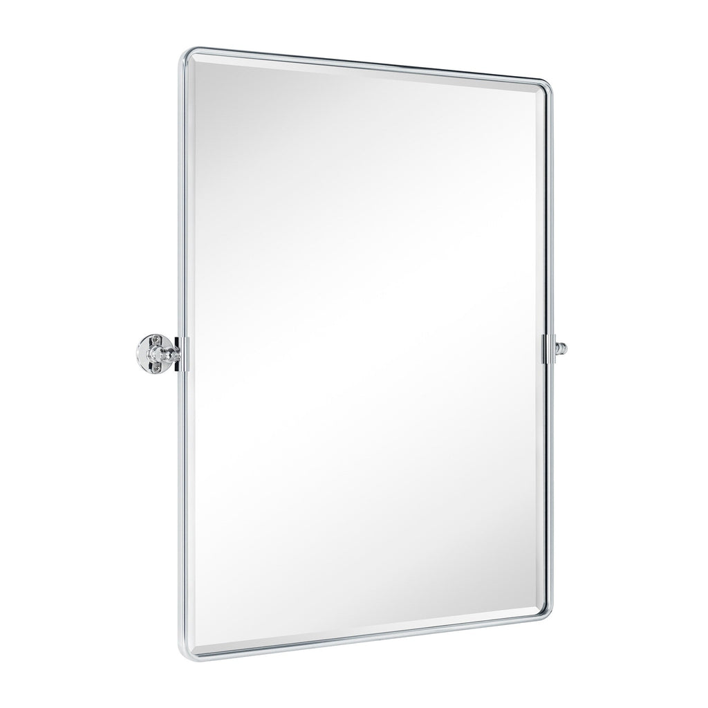 Miroirs muraux verticaux rectangulaires en métal TEHOME Woodvale