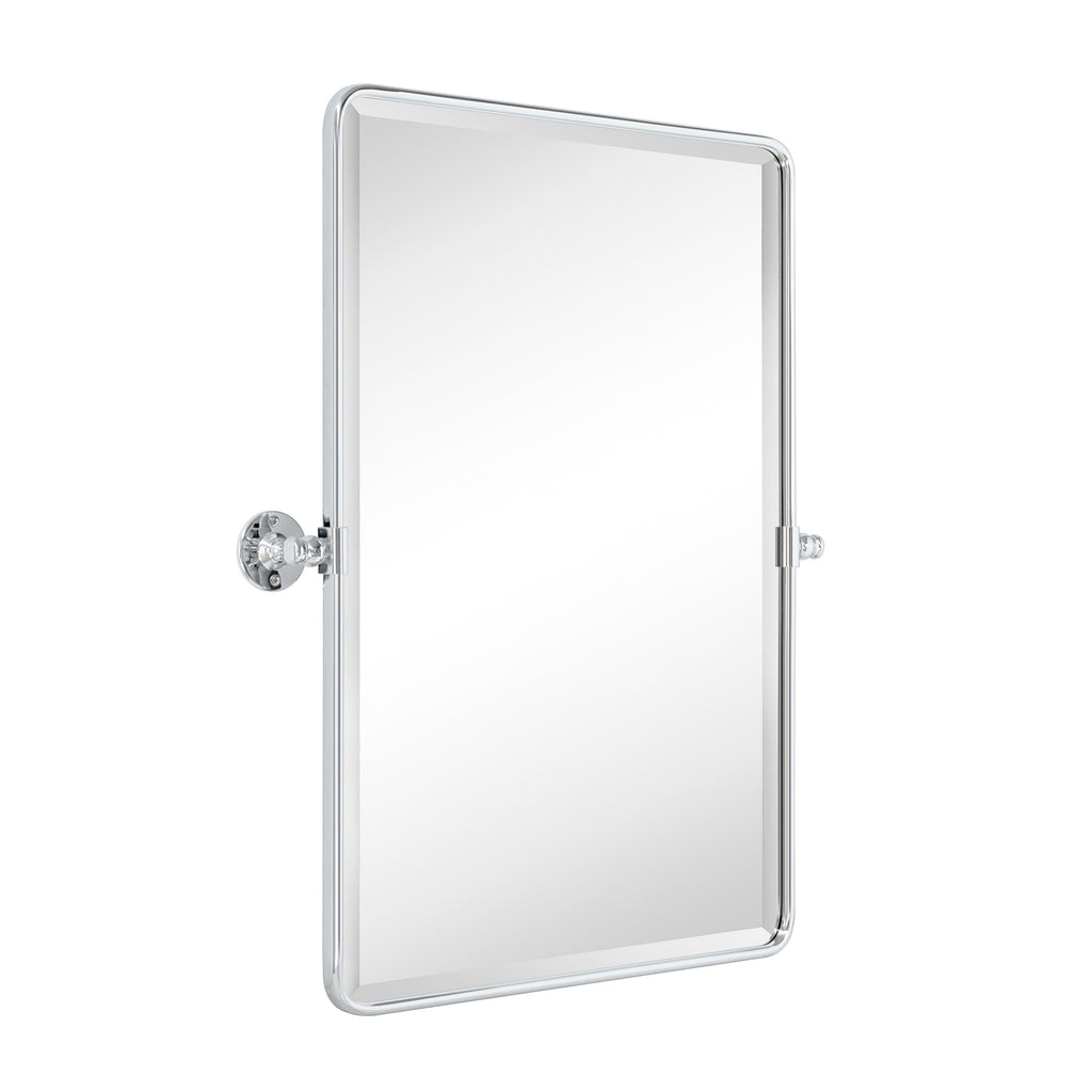 Miroirs muraux verticaux rectangulaires en métal TEHOME Woodvale