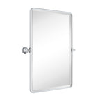 Miroirs muraux verticaux rectangulaires en métal TEHOME Woodvale