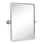 Miroirs muraux verticaux rectangulaires en métal TEHOME Woodvale