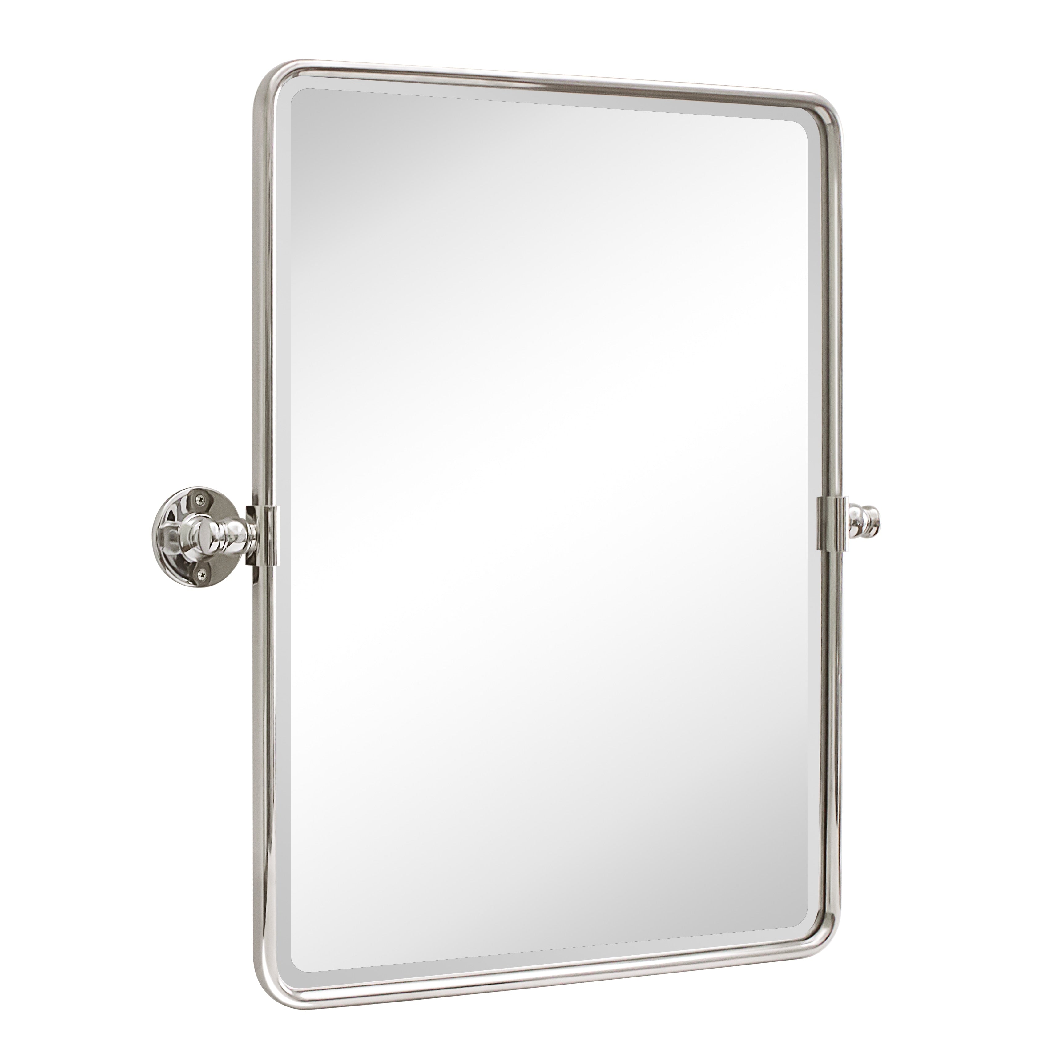 Miroirs muraux verticaux rectangulaires en métal TEHOME Woodvale
