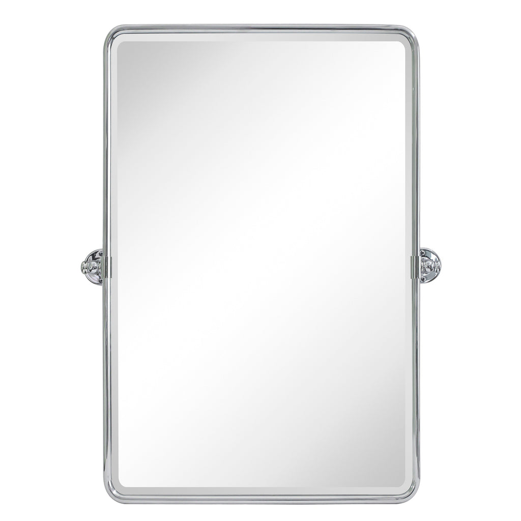 Miroirs muraux verticaux rectangulaires en métal TEHOME Woodvale