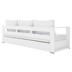 Ensemble de patio extérieur Tahoe 2 pièces en aluminium avec revêtement en poudre