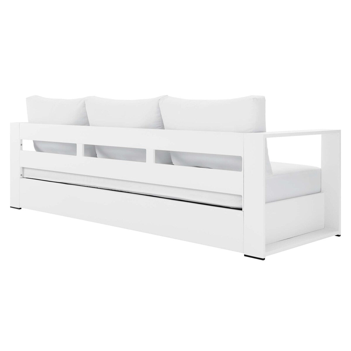 Ensemble de patio extérieur Tahoe 2 pièces en aluminium avec revêtement en poudre
