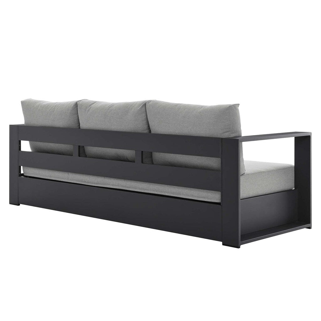 Ensemble de patio extérieur Tahoe 2 pièces en aluminium avec revêtement en poudre