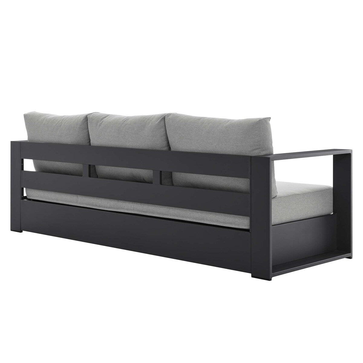 Ensemble de patio extérieur Tahoe 2 pièces en aluminium avec revêtement en poudre