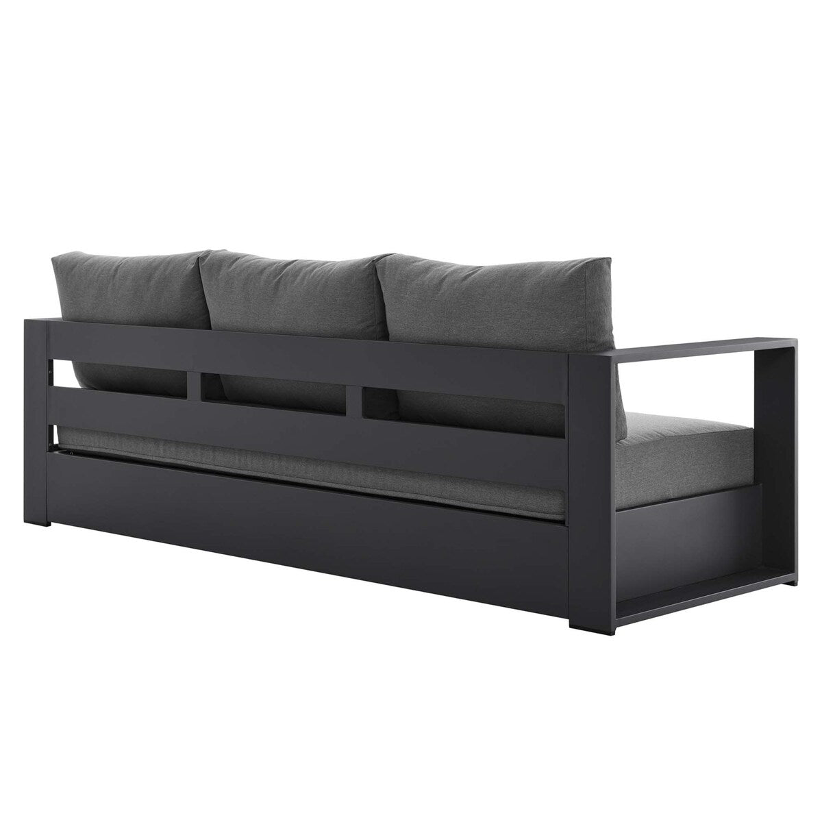 Ensemble de patio extérieur Tahoe 2 pièces en aluminium avec revêtement en poudre