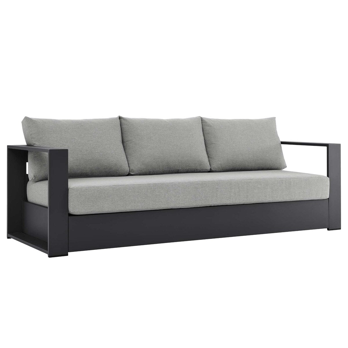 Ensemble de patio extérieur Tahoe 2 pièces en aluminium avec revêtement en poudre