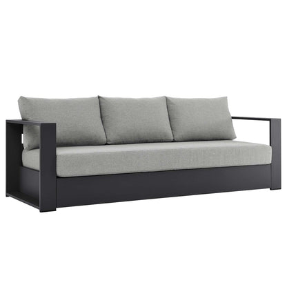 Ensemble de patio extérieur Tahoe 2 pièces en aluminium avec revêtement en poudre