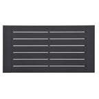Ensemble de patio extérieur Tahoe 2 pièces en aluminium avec revêtement en poudre